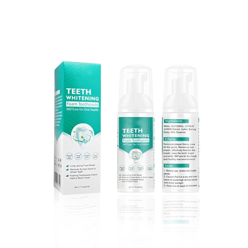 360° Oral Health Whitening Mousse Toothpaste