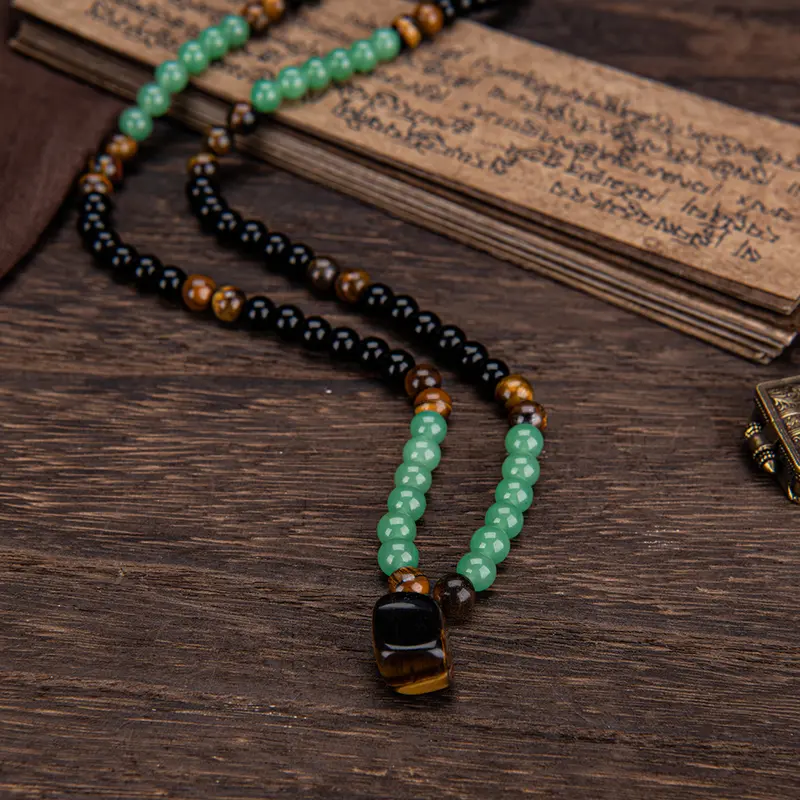 📢📢60 %  OFF !! ⏰Bohemian Natural Stone Beaded Necklace