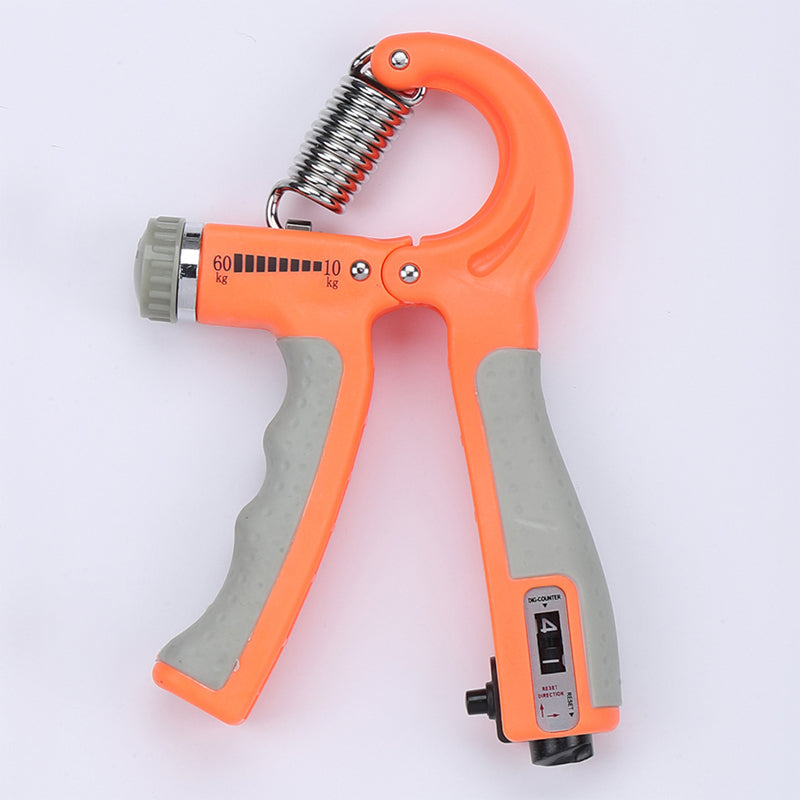 💪 Adjustable Hand Grip Strengthener: Auto Count, Non-Slip, Portable, All Levels