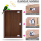 Stainless Steel Cabinet Door Catches - Heavy Duty Push-to-Open Magnetic Snaps, Easy Install & Rust-Proof
