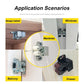 Stainless Steel Cabinet Door Catches - Heavy Duty Push-to-Open Magnetic Snaps, Easy Install & Rust-Proof