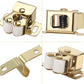 Stainless Steel Cabinet Door Catches - Heavy Duty Push-to-Open Magnetic Snaps, Easy Install & Rust-Proof