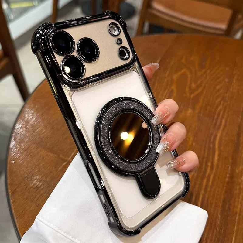 Magnetic Phone Case with Built-In Mirror