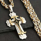 🥳2026 HOT SALE🥳💞50K+ SOLD!🎁✝️ FLASH SALE 50% OFF! Classic Two-Tone Cross Pendant. A refined statement of style & substance for the modern man. Bold design, enduring meaning. ⚖️💎
