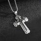 🥳2026 HOT SALE🥳💞50K+ SOLD!🎁✝️ FLASH SALE 50% OFF! Classic Two-Tone Cross Pendant. A refined statement of style & substance for the modern man. Bold design, enduring meaning. ⚖️💎