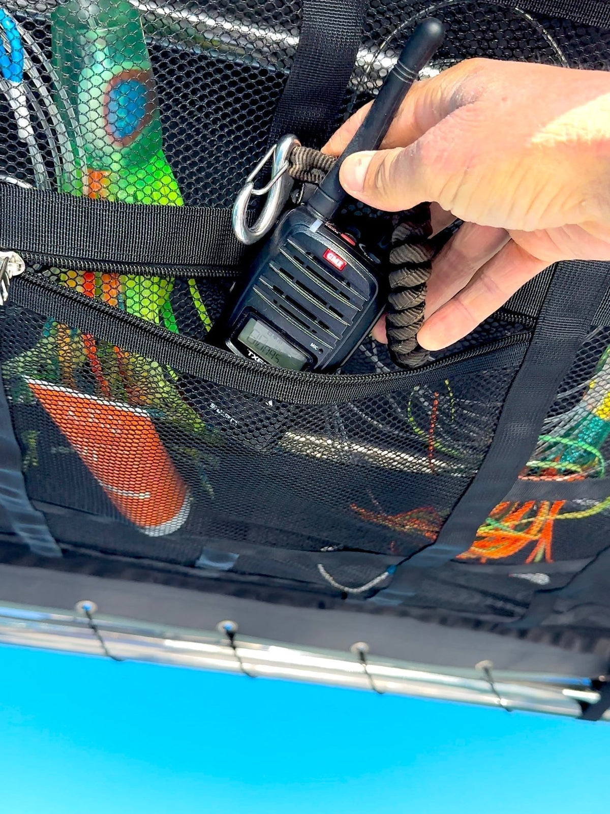 🚤 Save 50%! 🎣 Overhead Mesh Storage Net – Multi‑pocket & adjustable for SUV/van ✨