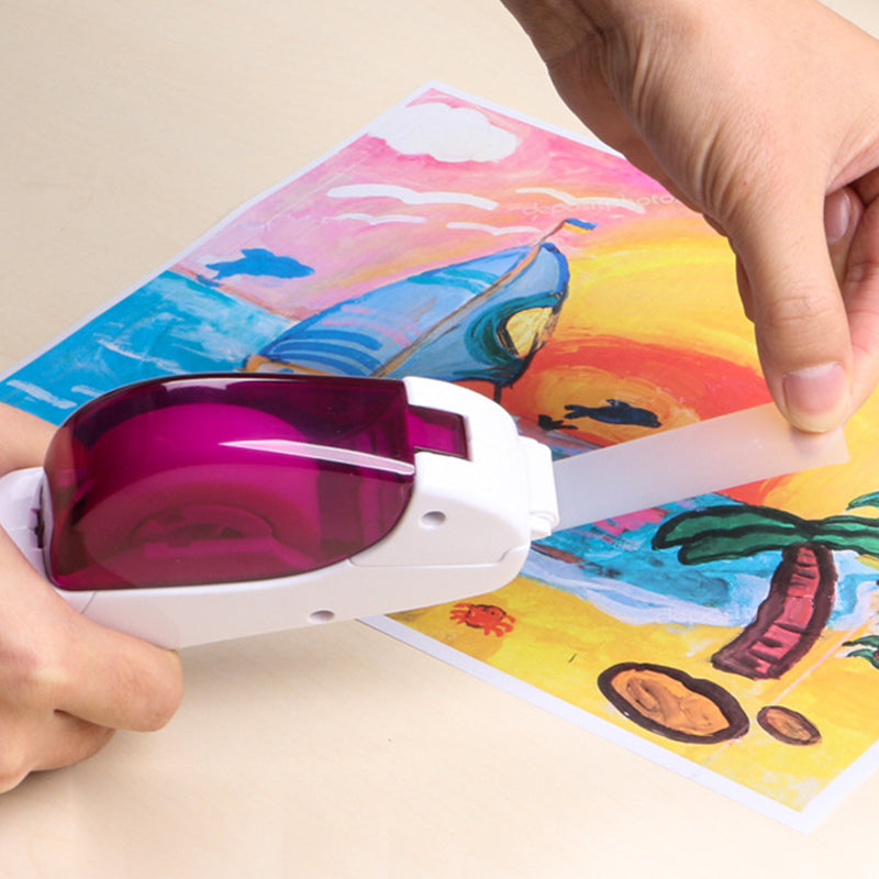 📦 LIMITED-TIME 50% OFF! ✂️Portable Tape Cutter – one-hand operation, hidden blade for safety. Fits 12/19mm tape.🛡️