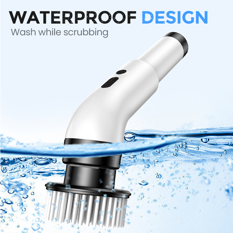 ⚡🧽Multi‑Function Electric Brush – IPX7 waterproof, dual speed. Interchangeable heads. Effortless grime removal. 🛡️⚡