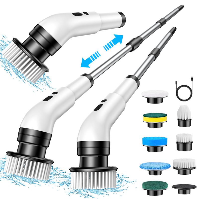 ⚡🧽Multi‑Function Electric Brush – IPX7 waterproof, dual speed. Interchangeable heads. Effortless grime removal. 🛡️⚡
