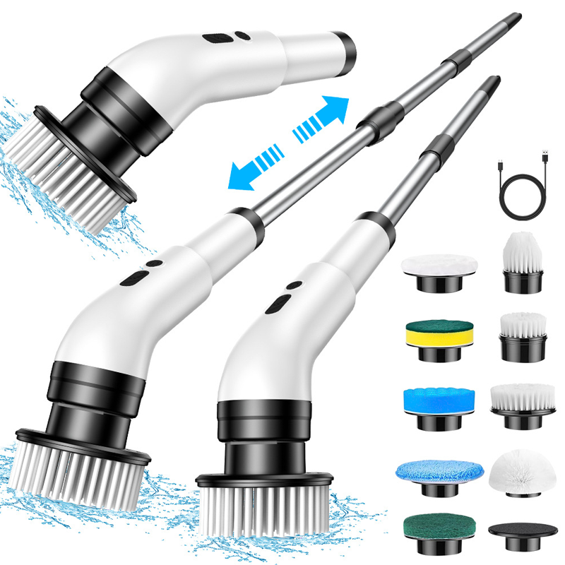 ⚡🧽Multi‑Function Electric Brush – IPX7 waterproof, dual speed. Interchangeable heads. Effortless grime removal. 🛡️⚡