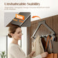 50% OFF NOW! 6-Hook Over-the-Door Rack – No Drilling Heavy-Duty Carbon Steel Hanger, Tool-Free Installation, Space Saving Organizer for Clothes Bags Keys