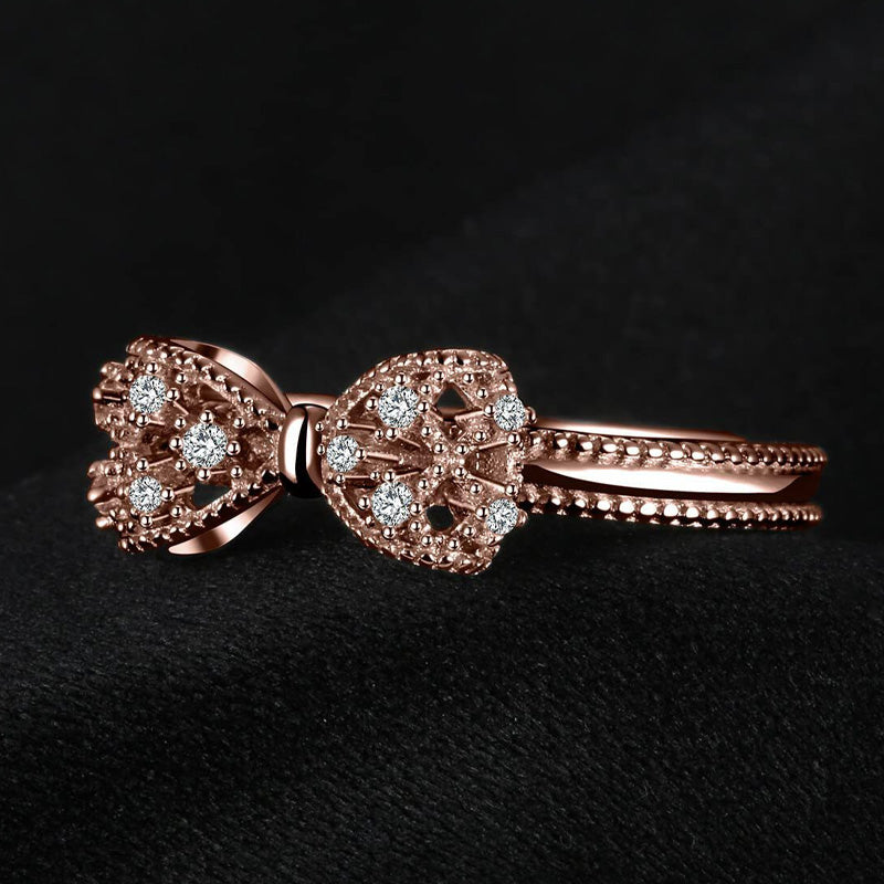 Women's Sparkly Bow Knot Ring（50% OFF）