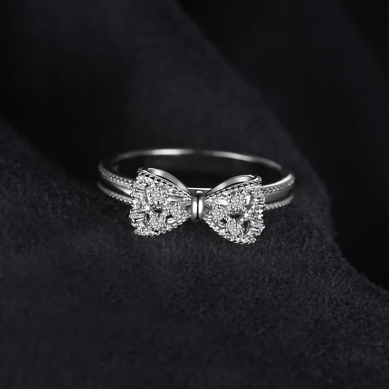 Women's Sparkly Bow Knot Ring（50% OFF）