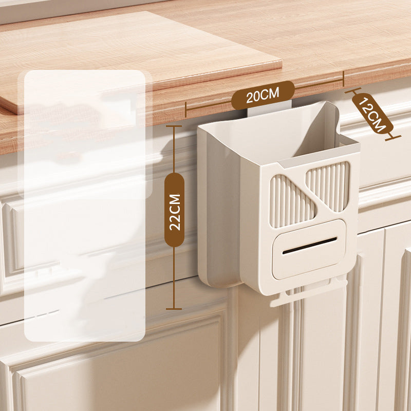 ⏳LAST DAY SALE ONLY ￡7.99!!💞10K+ SOLD🎁Folding Hanging Trash Can 🗑️No-bend foldable design, strong base & scraper clasp. Eco-friendly kitchen essential – stock up & save! 🍃✅