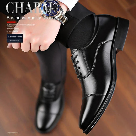 🔥New 2026 hot sale 50% off🔥Men's Gentlemen Business Formal Leather Shoes