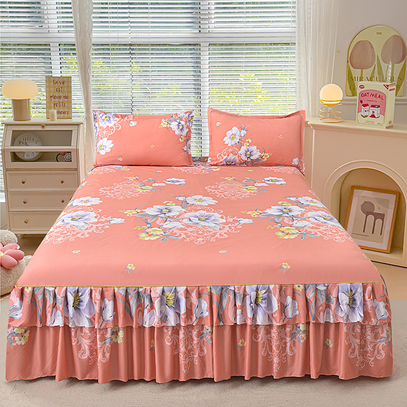 ⏳Limited-time 49% off⏰3-Piece Ruffled Bed Skirt Set🛏️