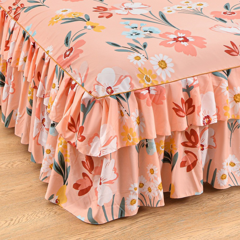 ⏳Limited-time 49% off⏰3-Piece Ruffled Bed Skirt Set🛏️