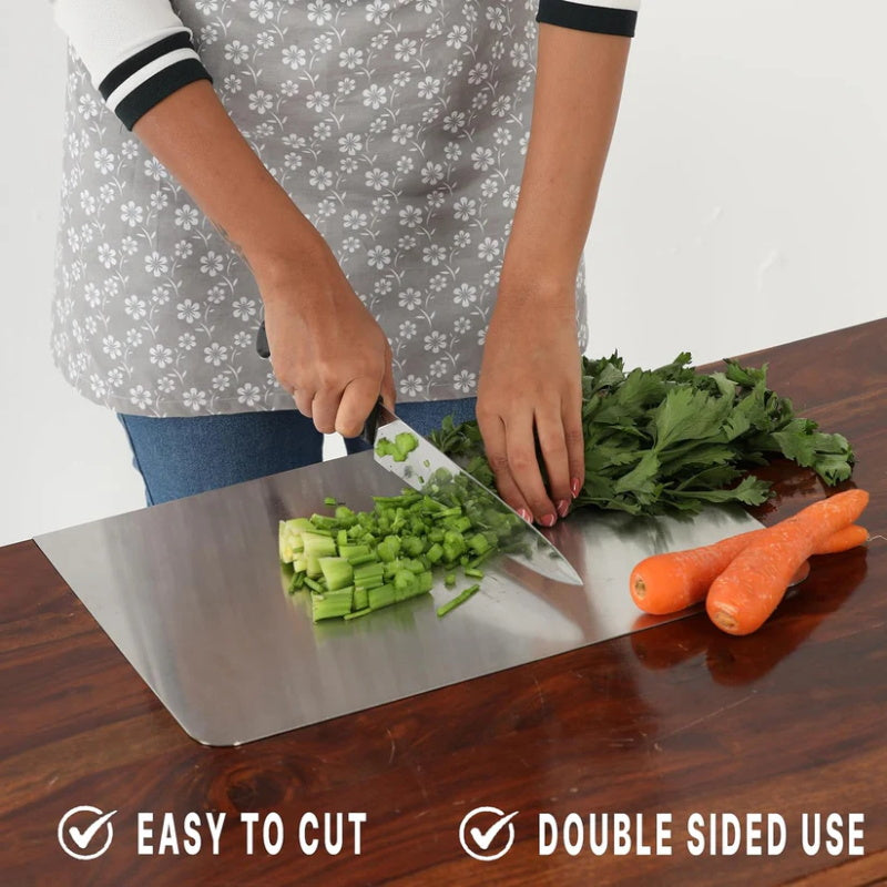 🔪 50% OFF NOW! 🥩 304 Stainless Steel Cutting Board – Durable, easy-clean & odor-resistant – Perfect for meat, baking & daily kitchen prep 🧑‍🍳
