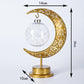 🌙✨ Decorative LED Moon Light Table Lamp – Realistic Lunar & Star Design with Warm Golden Glow for Bedrooms, Desks & Dreamy Spaces!