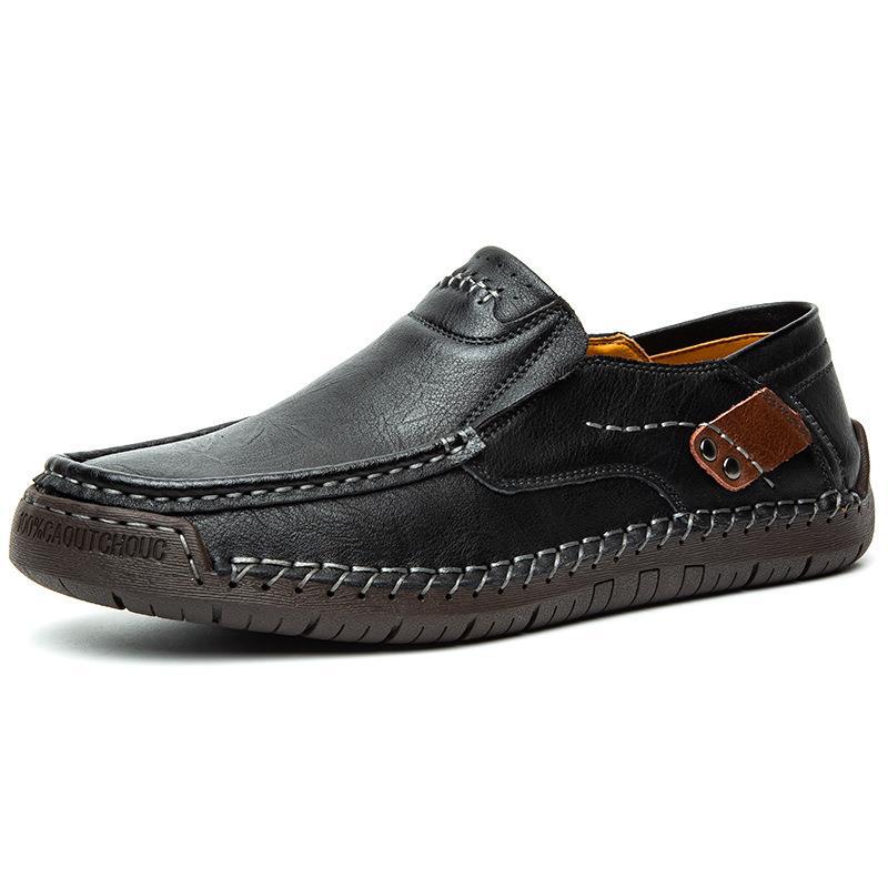 💎47% OFF! 💎 Classic Men’s Slip-On Leather Shoes – Premium Calfskin, All-Day Comfort & Effortless Style