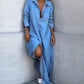 Women's Button-Down Silt Denim Maxi Shirt Dress