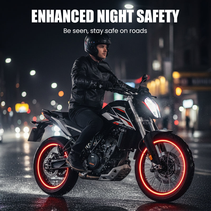 ⏳New Year Sale Buy 1 Get 1 Free💥Motorcycle Reflective Wheel Rim Stickers