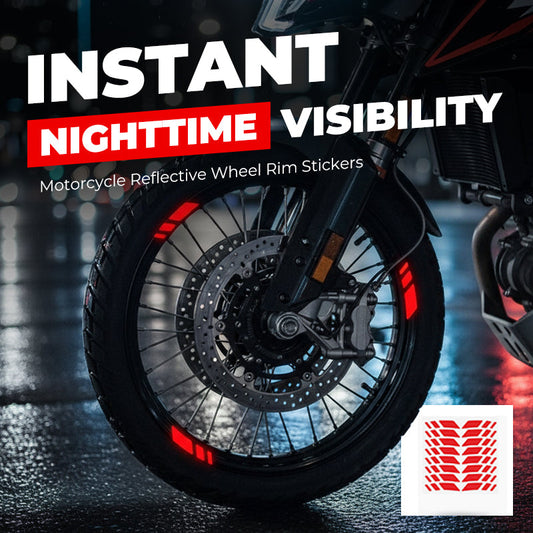 ⏳New Year Sale Buy 1 Get 1 Free💥Motorcycle Reflective Wheel Rim Stickers