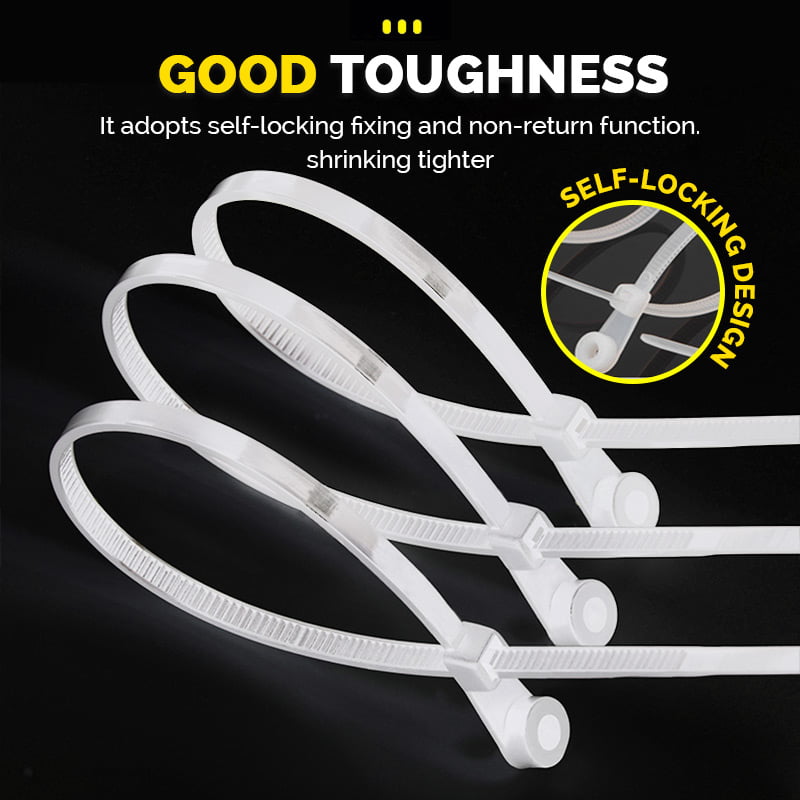 🧷 Buy More Save More🔥 Screw Hole Cable Ties✨