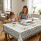 💮🍽️ Limited-Time 50% Off! Elegant Waterproof Embossed Floral Tablecloth – Oil-Resistant, Wrinkle-Free & Machine Washable