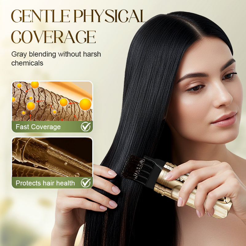 ⏳Last Day Special Price £9.78!⏰Buy one, get one free,2-in-1 Convenient Hair Dye Comb For Gray Hair🌿🧴