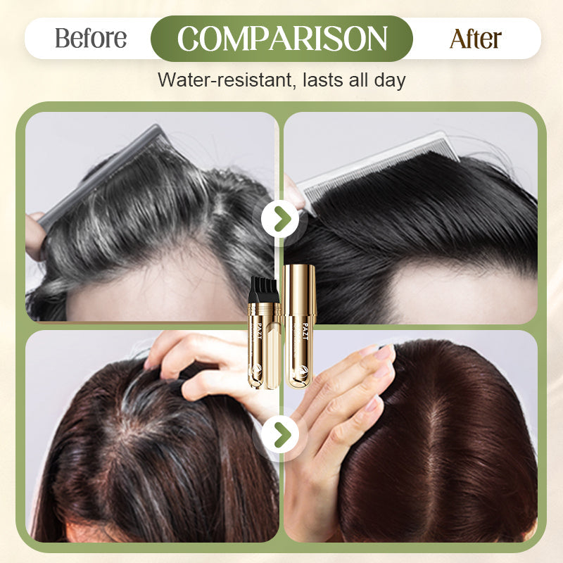 ⏳Last Day Special Price £9.78!⏰Buy one, get one free,2-in-1 Convenient Hair Dye Comb For Gray Hair🌿🧴