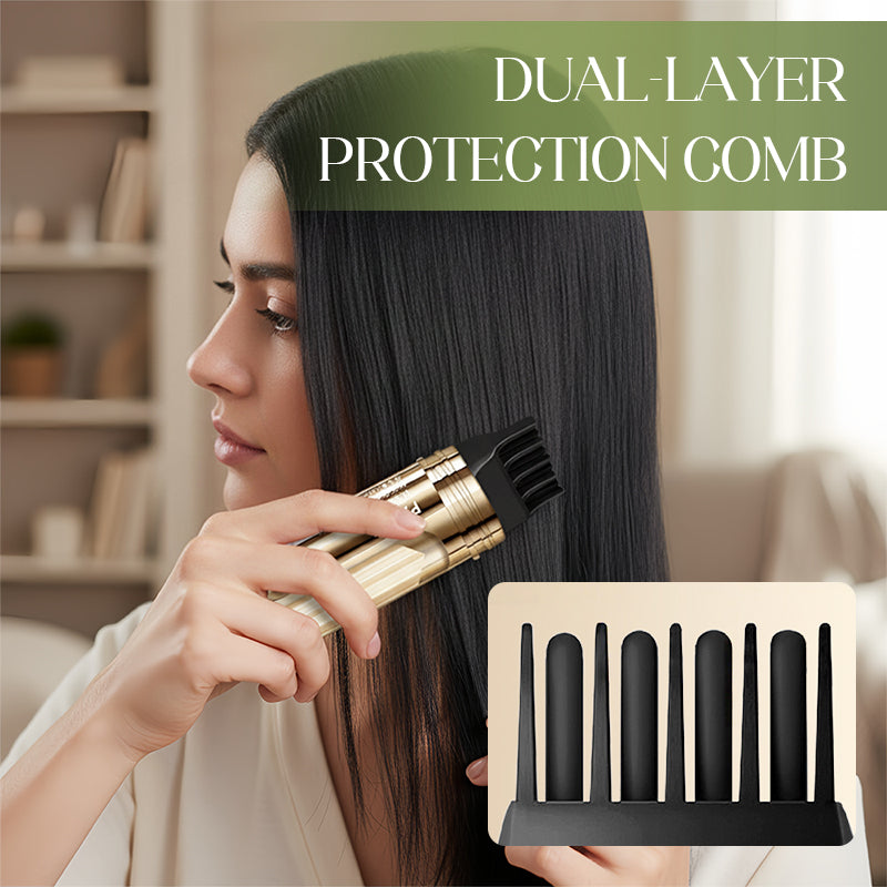 ⏳Last Day Special Price £9.78!⏰Buy one, get one free,2-in-1 Convenient Hair Dye Comb For Gray Hair🌿🧴