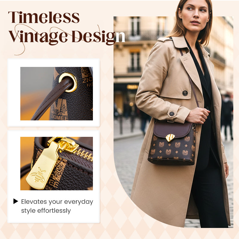 Women's Monogram Pattern Crossbody Bag