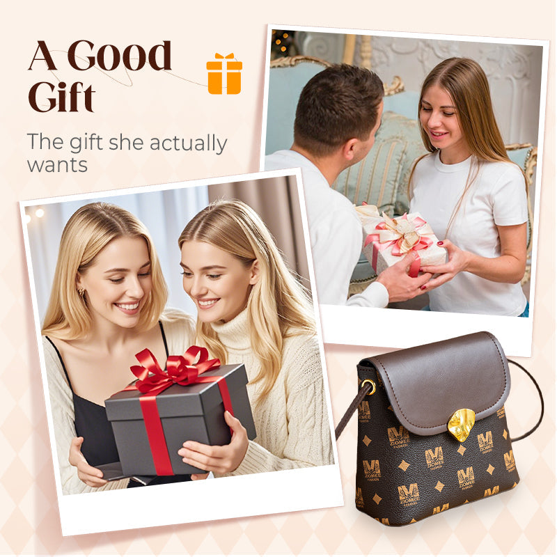 Women's Monogram Pattern Crossbody Bag