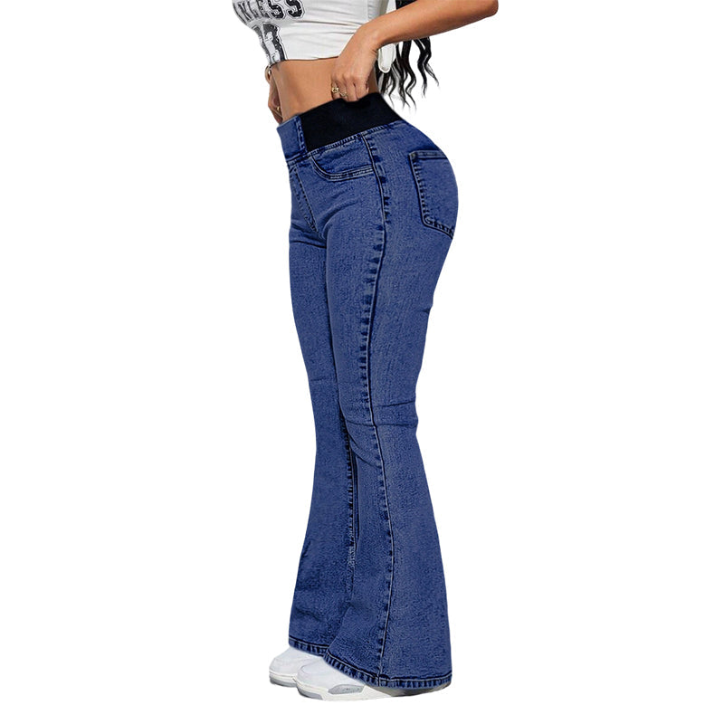 ⏰ Now only 50% off!⏰Women's High-Waist Stretch Flare Denim Jeans