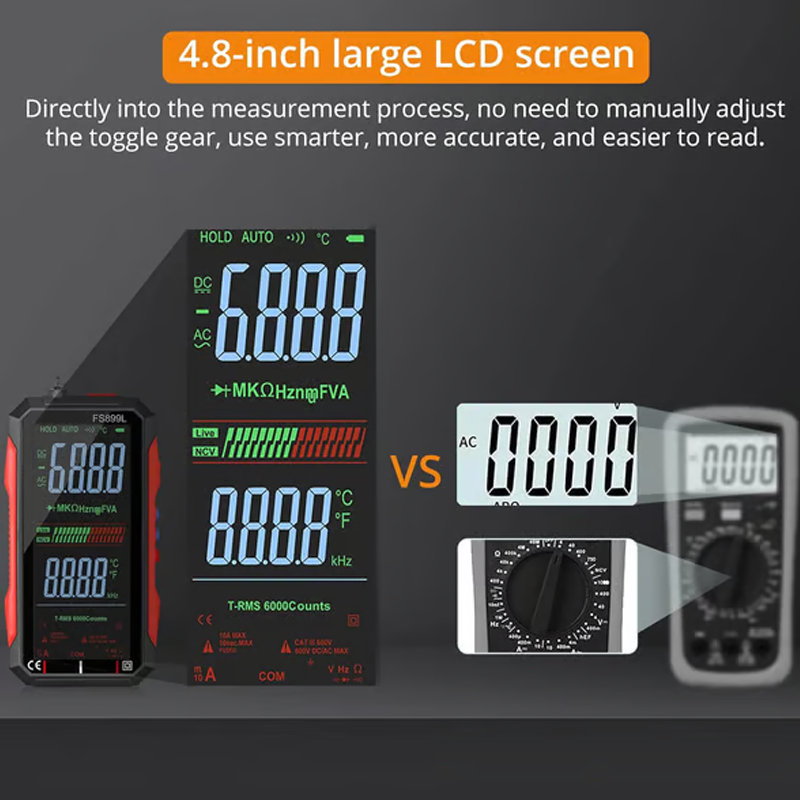 🔧 Modern Tech Essential | USB-C Rechargeable Multimeter | Pocket-Sized for On-the-Go Use ⚡【50% OFF】