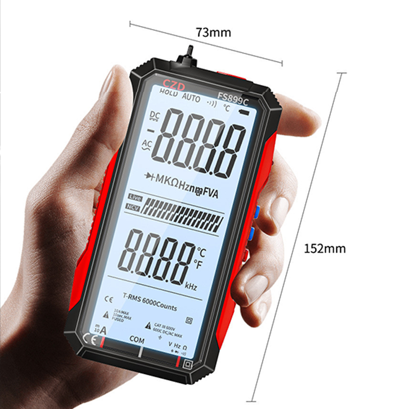🔧 Modern Tech Essential | USB-C Rechargeable Multimeter | Pocket-Sized for On-the-Go Use ⚡【50% OFF】