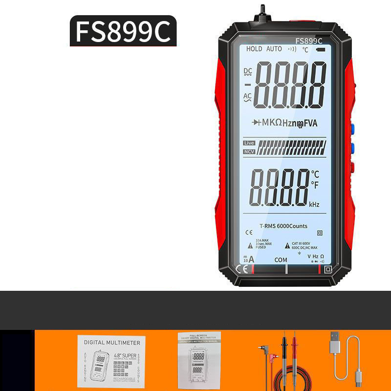 🔧 Modern Tech Essential | USB-C Rechargeable Multimeter | Pocket-Sized for On-the-Go Use ⚡【50% OFF】