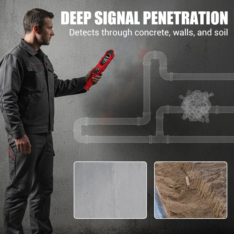 🎯 Pinpoint Blockage Depth | Advanced Pipe Inspection Camera | Clear Visuals 📏【Limited Offer】