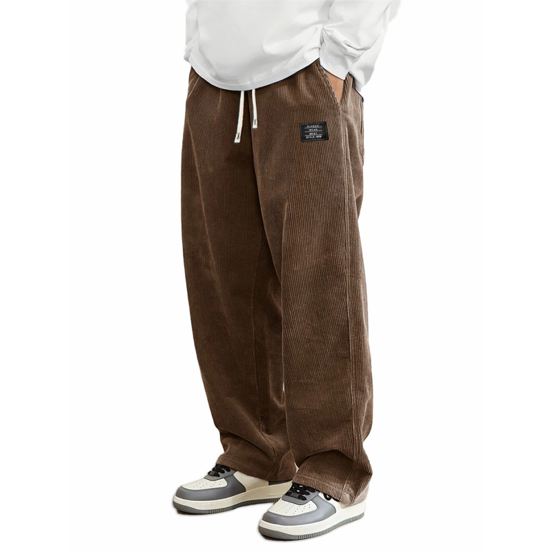Women's Casual Corduroy Wide-Leg Pants