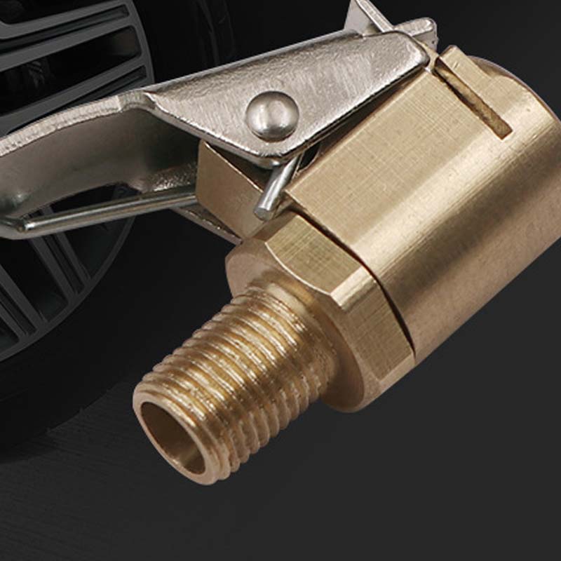 🚗 BUY 1 GET 1 FREE! ✨ Quick-Connect Tire Inflator Chuck Adapter – Brass, Leak-Proof, One-Hand Use 🔧