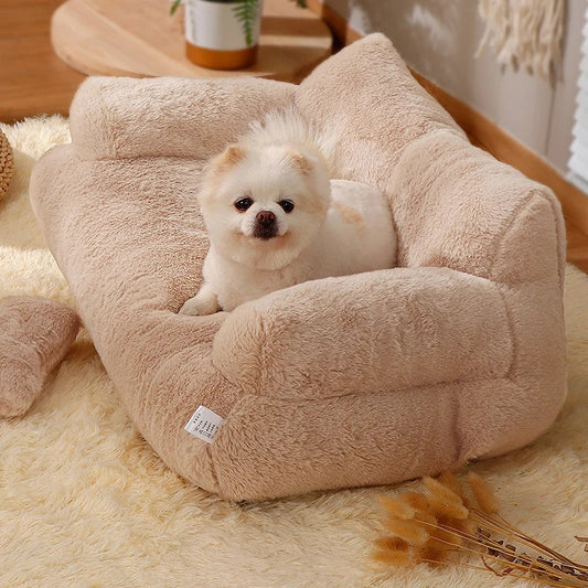 🔥Promotion - 50% OFF🔥 ✨Plush, soothing pet sofa with removable cover🛋️Soothes pets, alleviates separation anxiety and environmental stress.