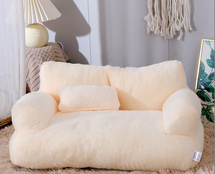 🔥Promotion - 50% OFF🔥 ✨Plush, soothing pet sofa with removable cover🛋️Soothes pets, alleviates separation anxiety and environmental stress.