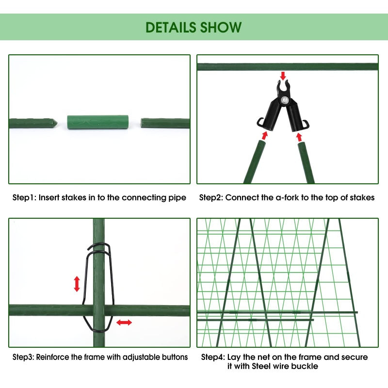 🔥Hot Sale 50% OFF🏠A-Frame Garden Trellis for Climbing Plants