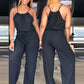 🌸 50% OFF NOW! 🌸Women's Sleeveless Drawstring Waist Summer Jumpsuit