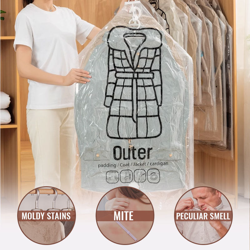 🧥Hanging Vacuum Storage Bags – Hanging Design for Wardrobe, Air Vacuum Compression, Waterproof Dustproof & Space-Saving 🧹