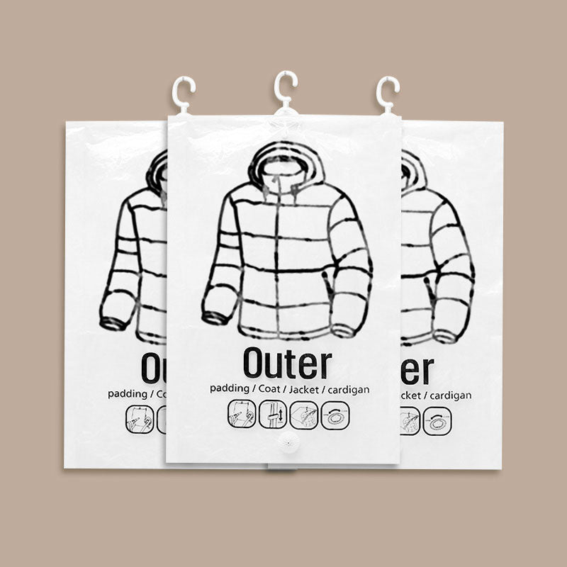 🧥Hanging Vacuum Storage Bags – Hanging Design for Wardrobe, Air Vacuum Compression, Waterproof Dustproof & Space-Saving 🧹