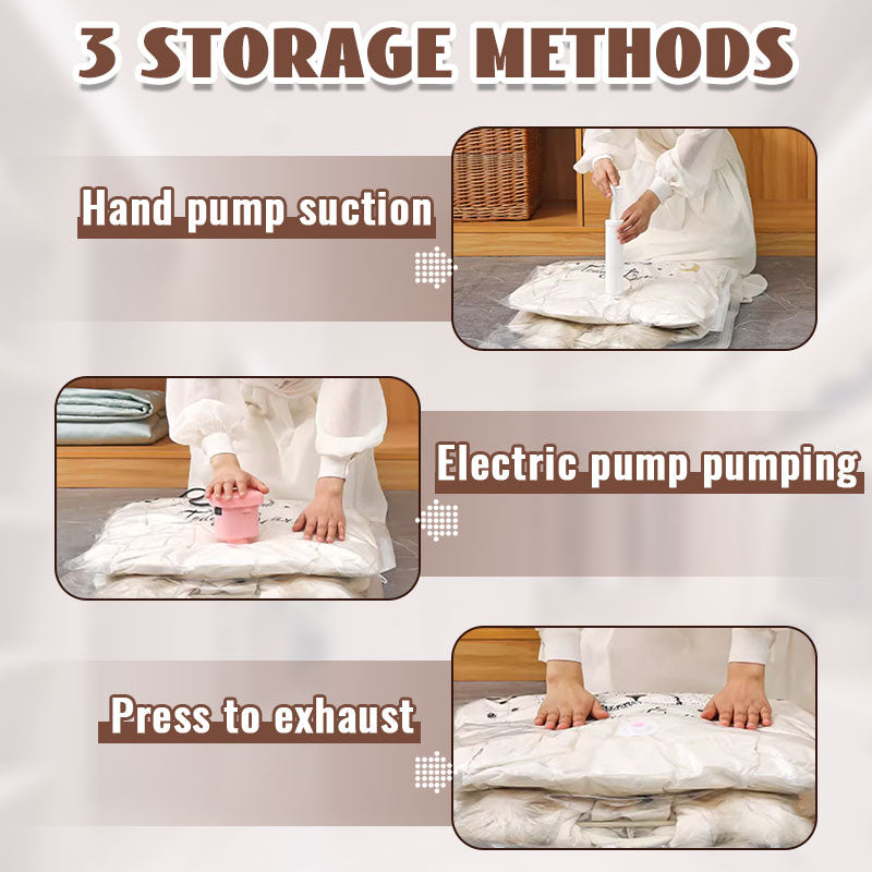 🧥Hanging Vacuum Storage Bags – Hanging Design for Wardrobe, Air Vacuum Compression, Waterproof Dustproof & Space-Saving 🧹