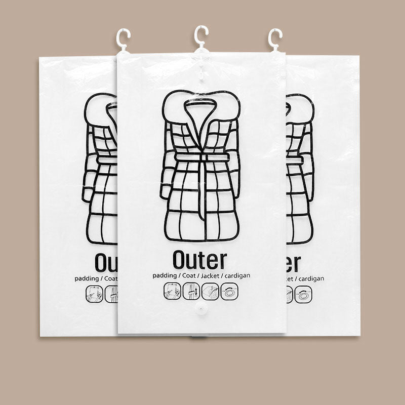 🧥Hanging Vacuum Storage Bags – Hanging Design for Wardrobe, Air Vacuum Compression, Waterproof Dustproof & Space-Saving 🧹