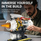 Realistic Mechanical Engine Model Building Set